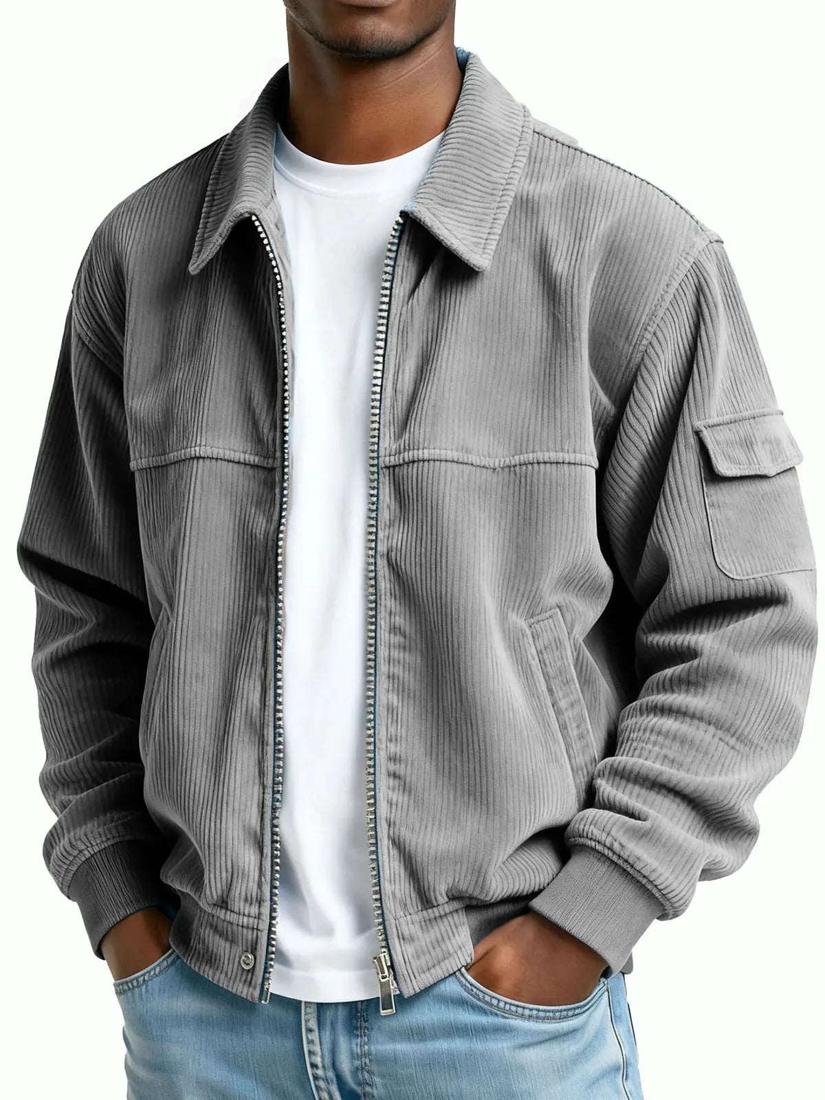 Matthew | Men's Corduroy Textured Jacket
