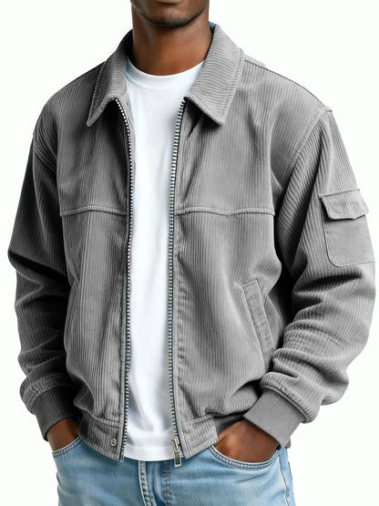 Matthew | Men's Corduroy Textured Jacket