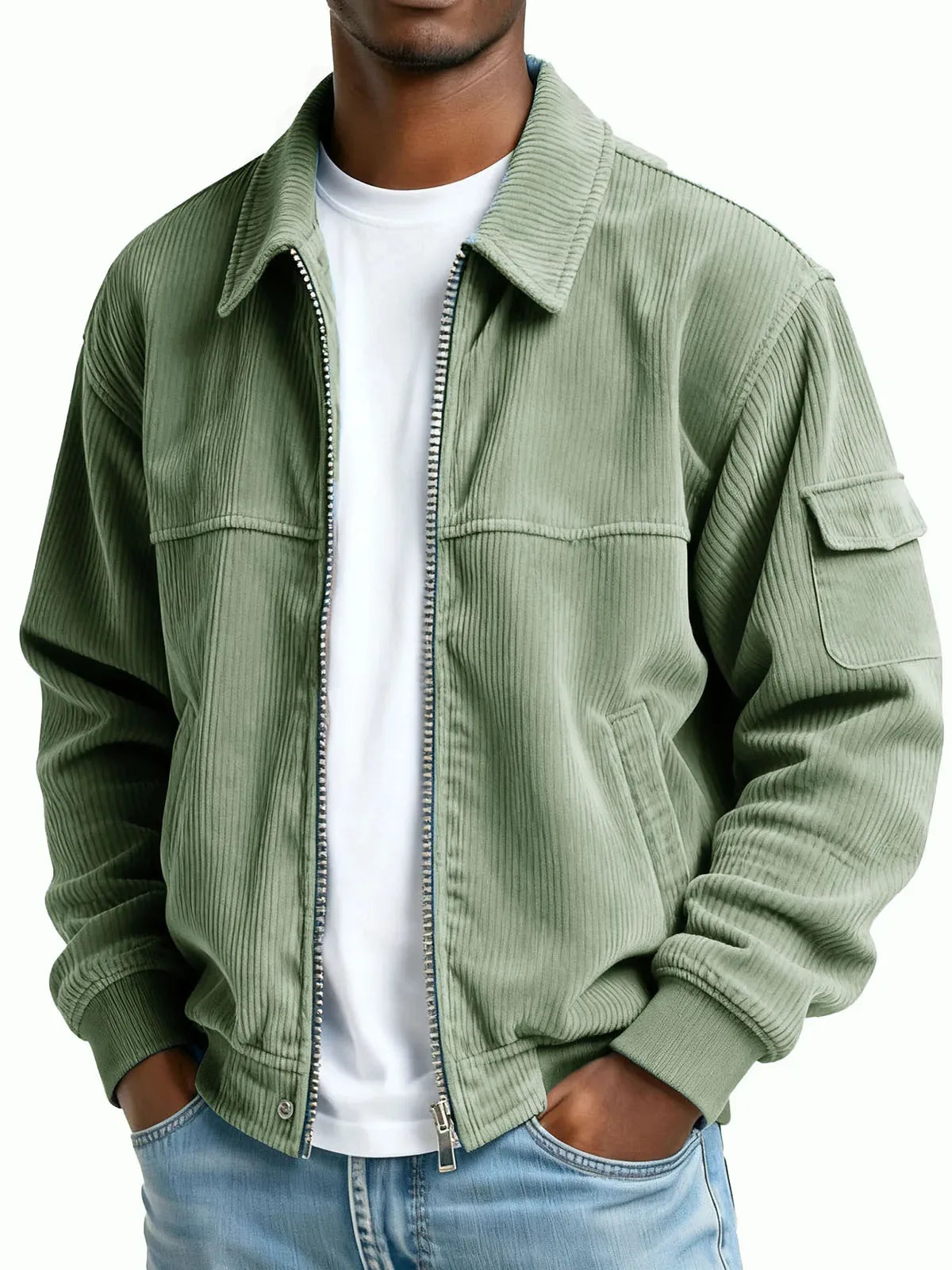 Matthew | Men's Corduroy Textured Jacket
