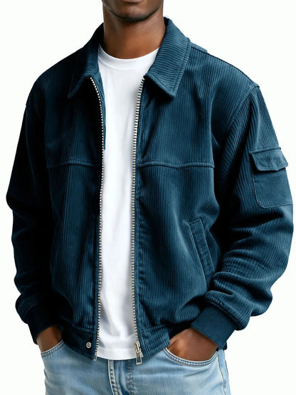 Matthew | Men's Corduroy Textured Jacket