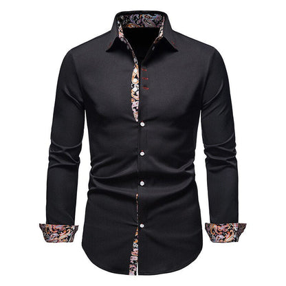 Stephen Floral Cuff Dress Shirt