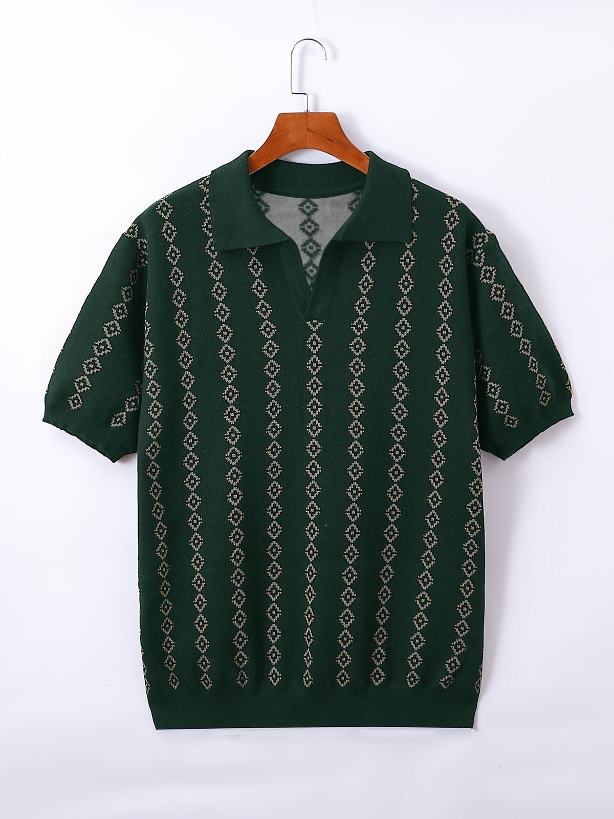 Longline Knit Sweater With Ribbed Trim
