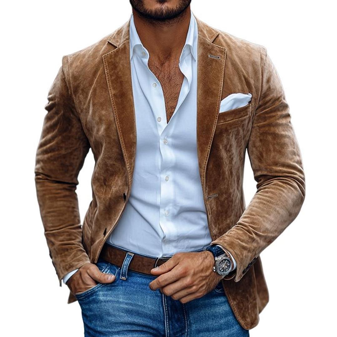 Men's Two-Button Tailored Blazer