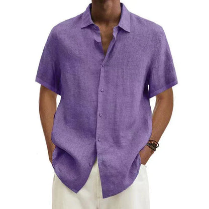 Adrian | Linen Button Down Shirt for Men