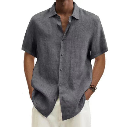 Adrian | Linen Button Down Shirt for Men