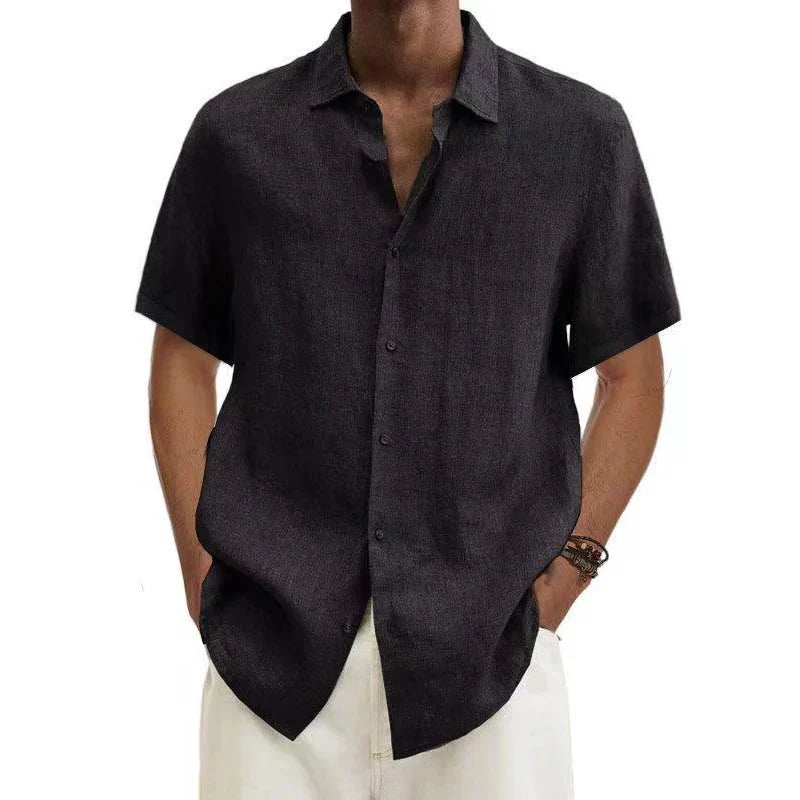 Adrian | Linen Button Down Shirt for Men