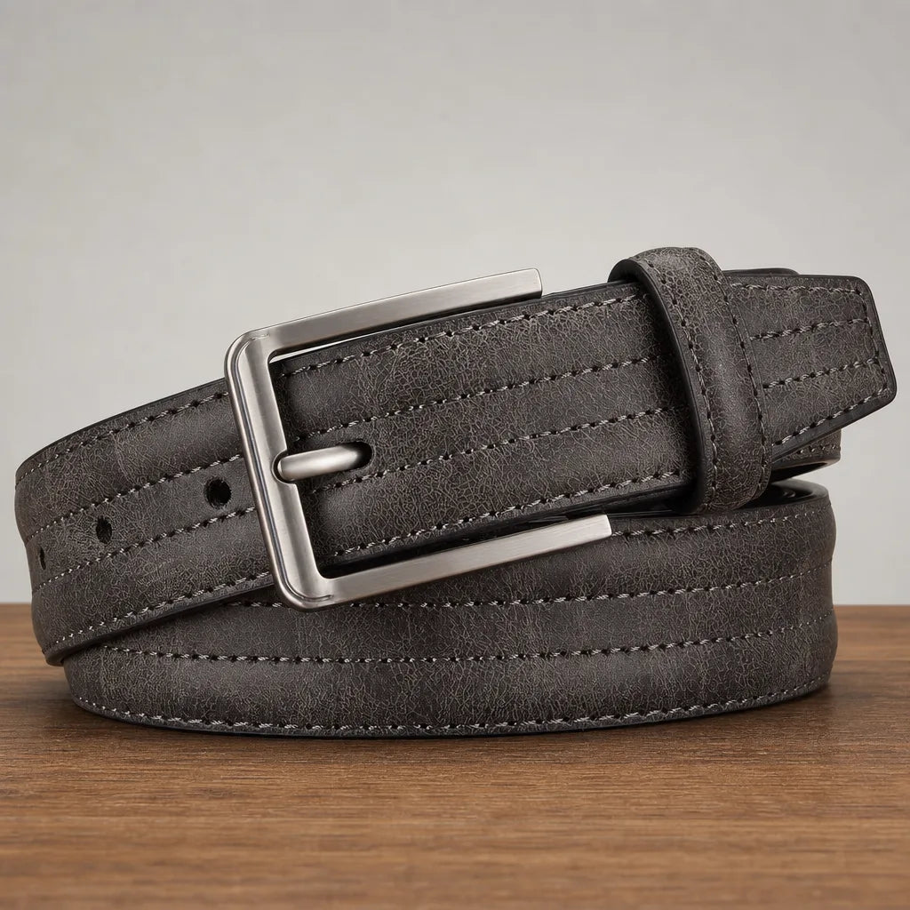 Men's Pin Buckle Genuine Leather Belt