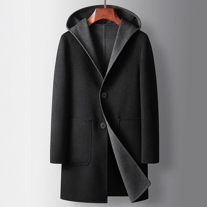 Maxwell Reversible Wool Coat
